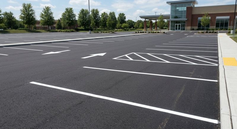 Commercial Asphalt Painting in Canton, GA