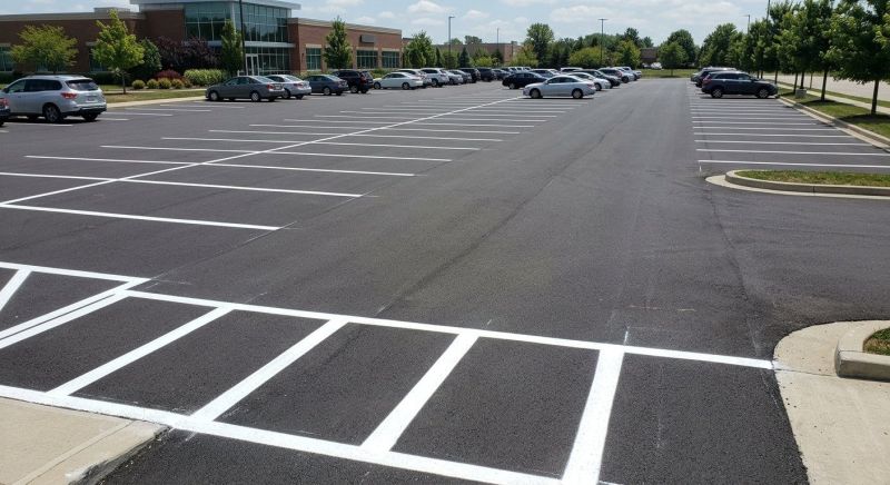 Concrete Parking Lot Striping in Hilton Head Island, SC
