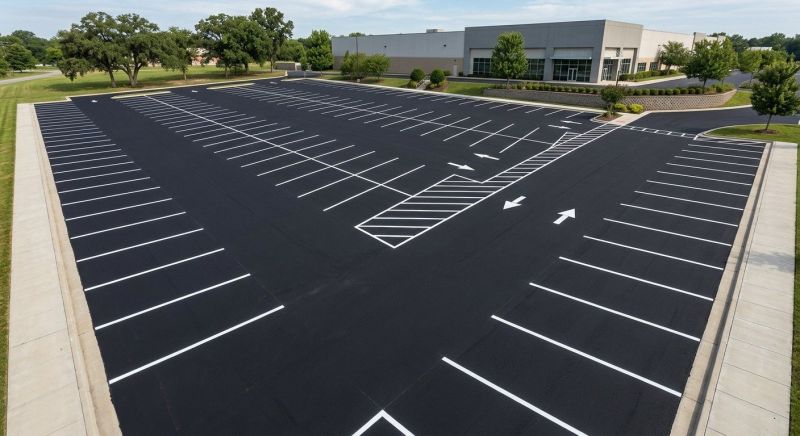 Parking Area Striping in Palm Springs, CA