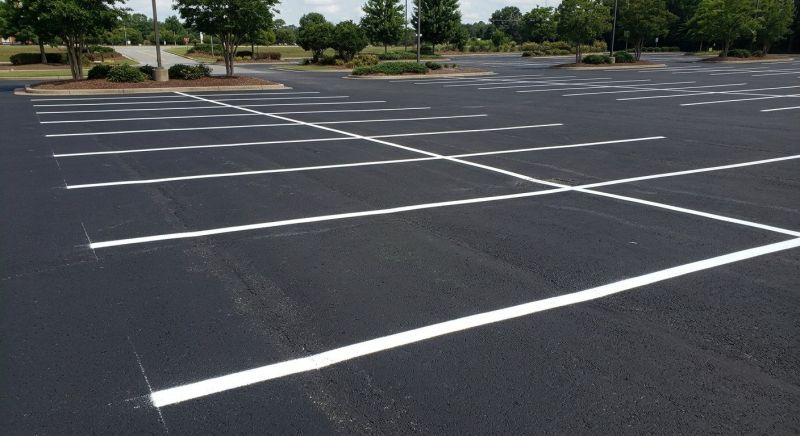 Parking Area Striping in Gwinnett County, GA