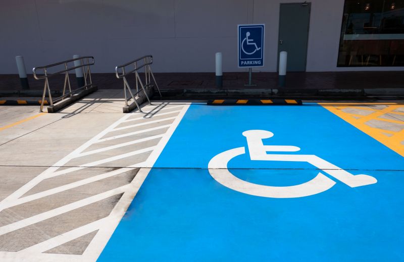 Disability Parking Marking in Los Angeles, CA