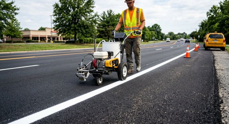 Lane Marking Service in Palm Springs, CA