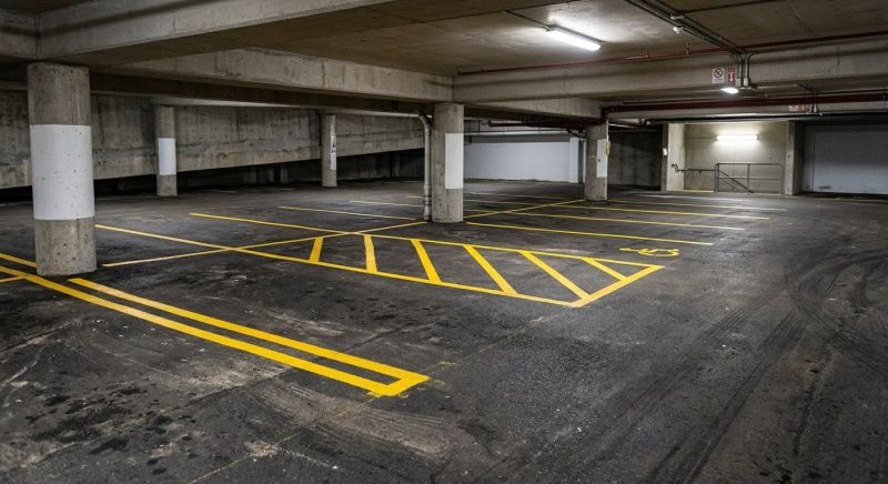Parking Area Striping in Gwinnett County, GA