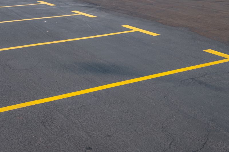 Vibrant Parking Space Lines